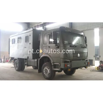 Sinotruk Howo 4WD Militar Mobile Workshop Service Truck